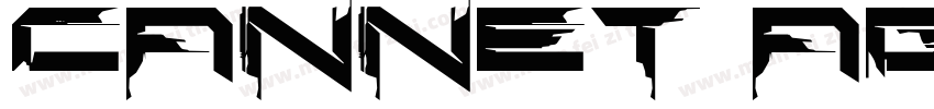 CANNET AGENCY字体转换